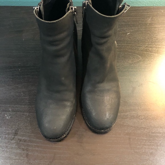 Lucky Brand Genuine Leather Black Stud Bootie - Picture 4 of 4